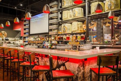 Blue Sushi Sake Grill storefront in Naperville IL