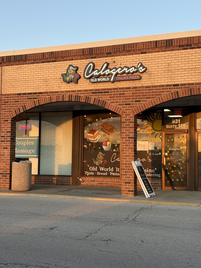 Calogero's Old World Italian storefront in Naperville IL