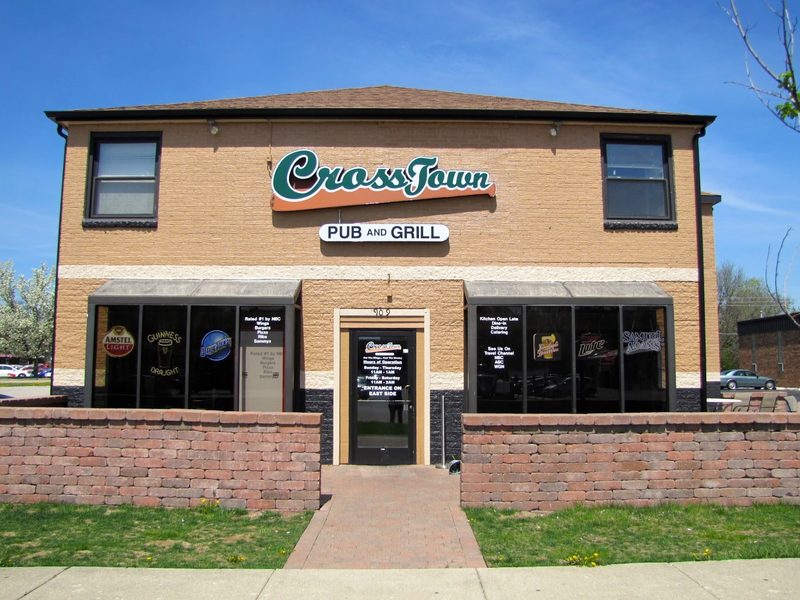 Crosstown Pub and Grill storefront in Naperville IL
