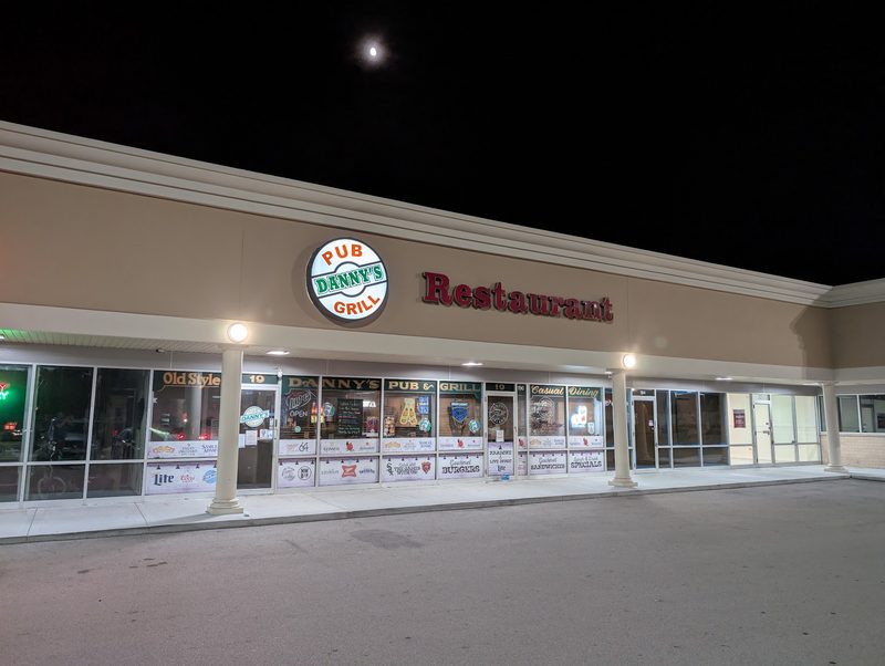 Danny's Pub & Grill storefront in Naperville IL