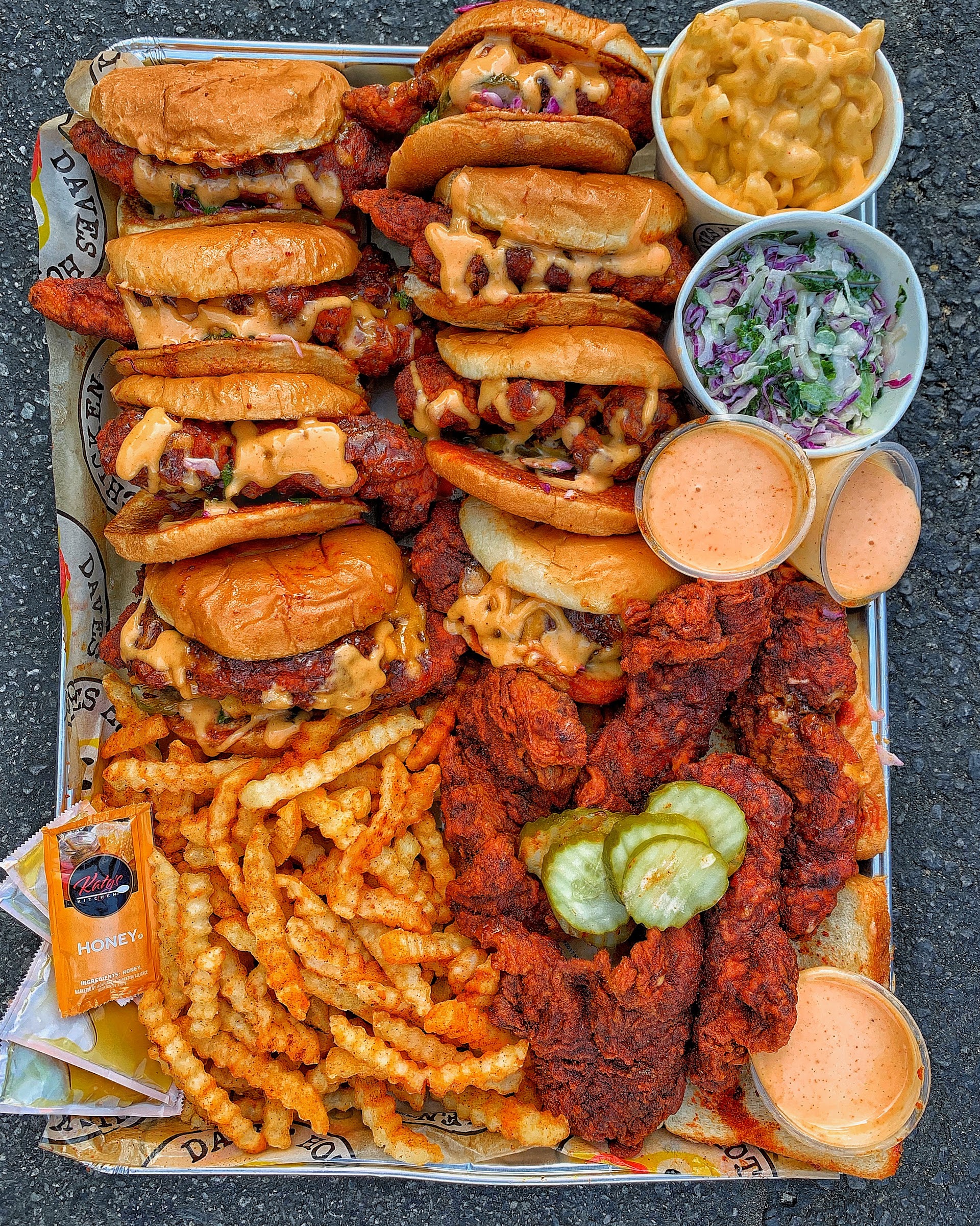 Dave's Hot Chicken food