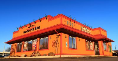 Gemato's Wood Pit BBQ storefront in Naperville IL