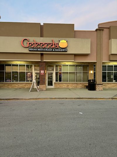 Golconda Indian Restaurant storefront in Naperville IL