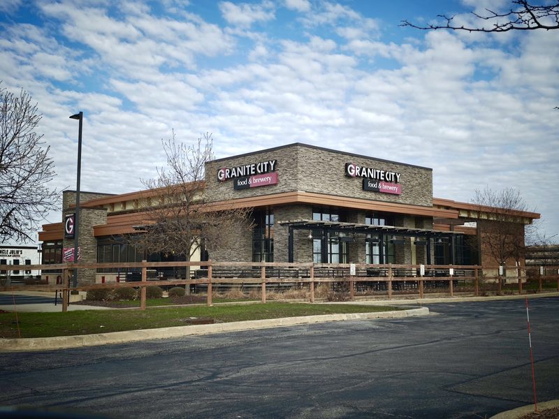 Granite City Food & Brewery storefront in Naperville IL