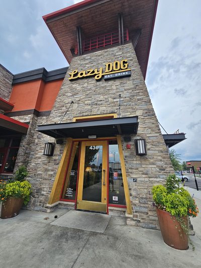 Lazy Dog Restaurant & Bar storefront in Naperville IL