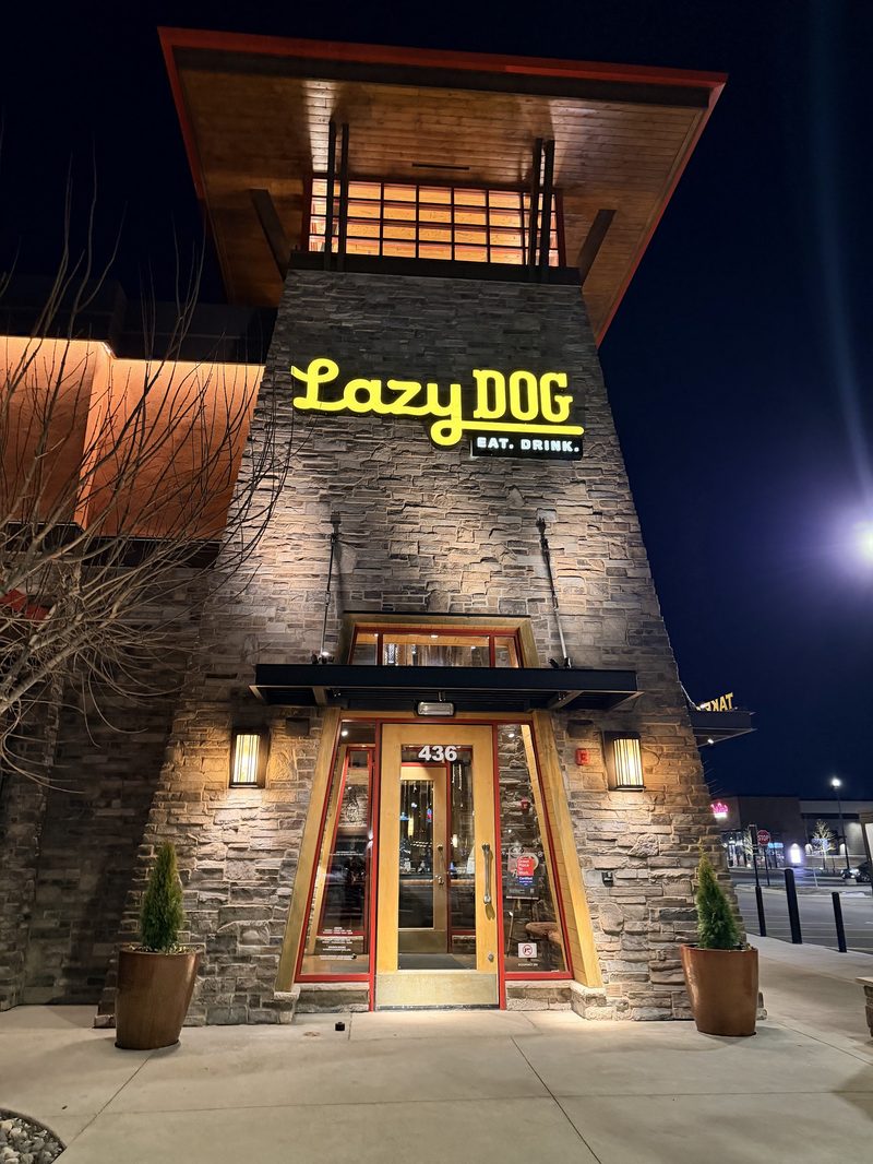 Lazy Dog Restaurant & Bar food