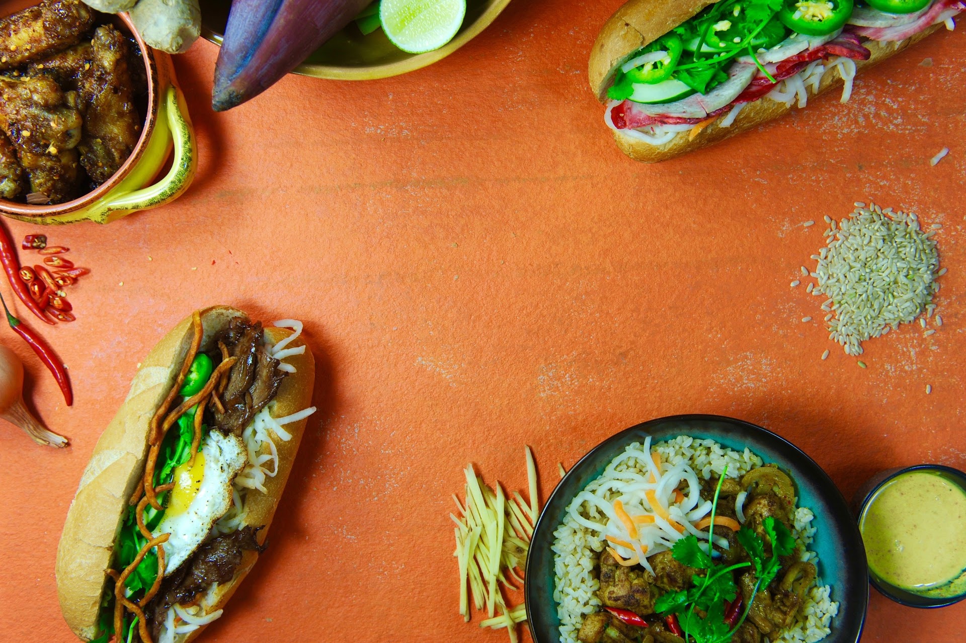 Lotus Banh Mi food