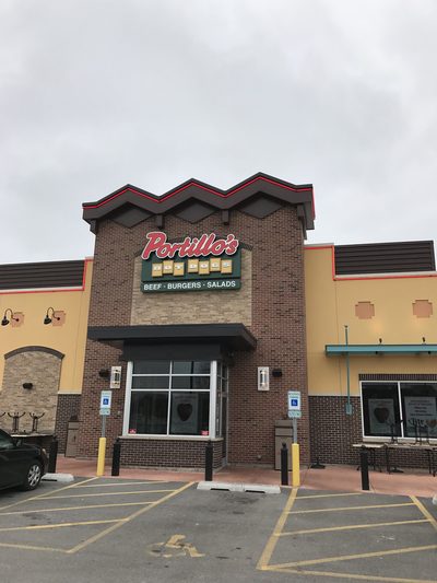 Portillo's storefront in Naperville IL
