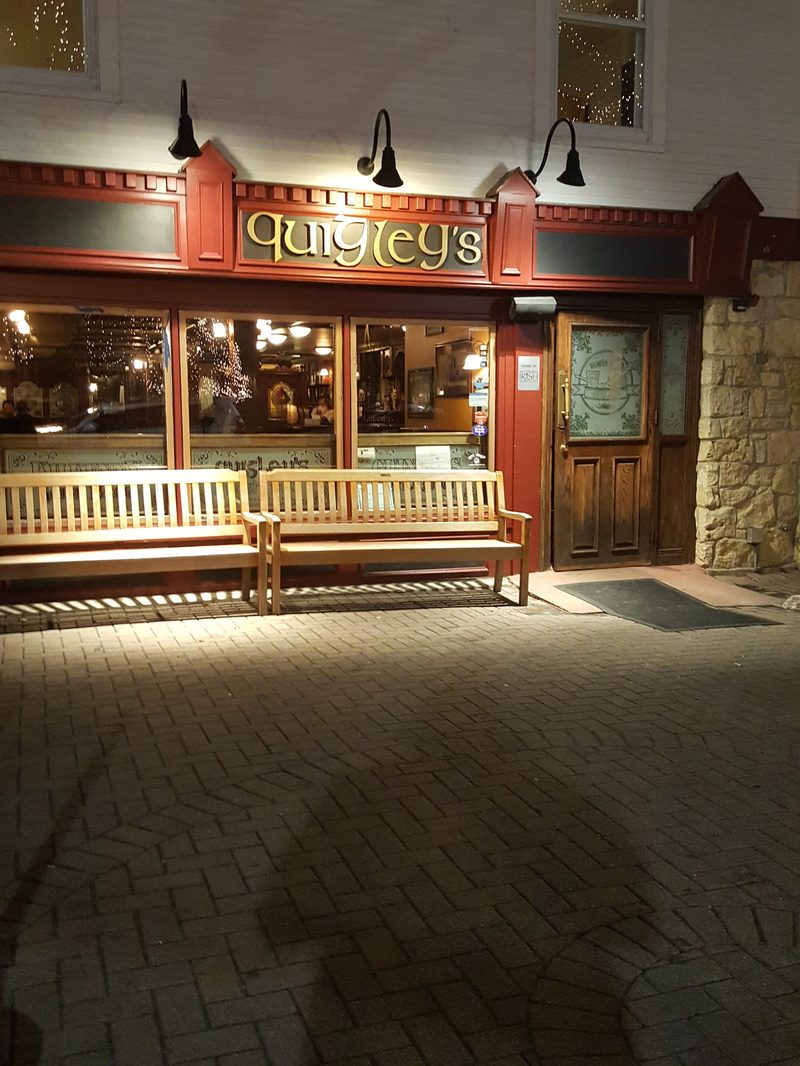 Quigley's Irish Pub storefront in Naperville IL