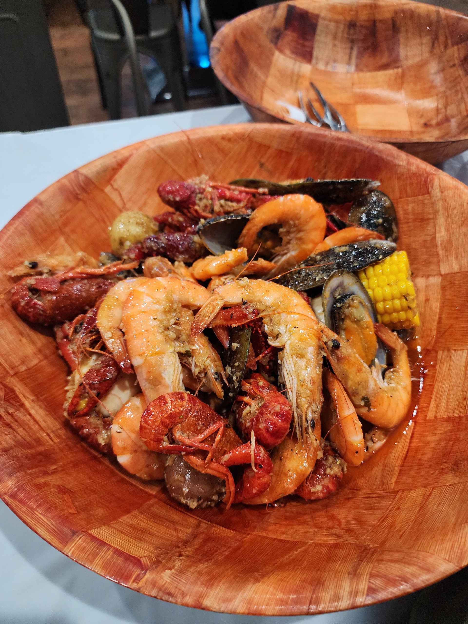 Sea Shack Cajun Style ambiance