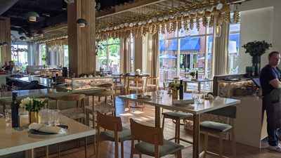 Vasili's Mediterranean storefront in Naperville IL